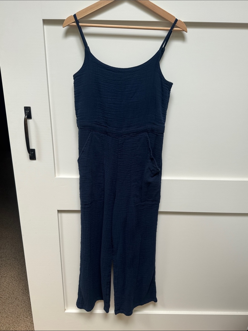 Organic Cotton Carve Designs Navy Blue Jumpsuit